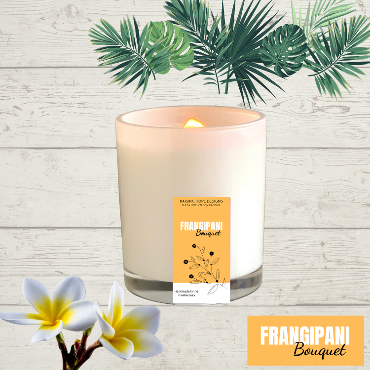 Frangipani Soy Wax Candle