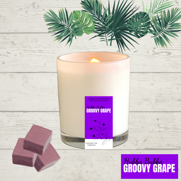 Hubba Bubba ‘Groovy Grape’ Soy Wax Candle