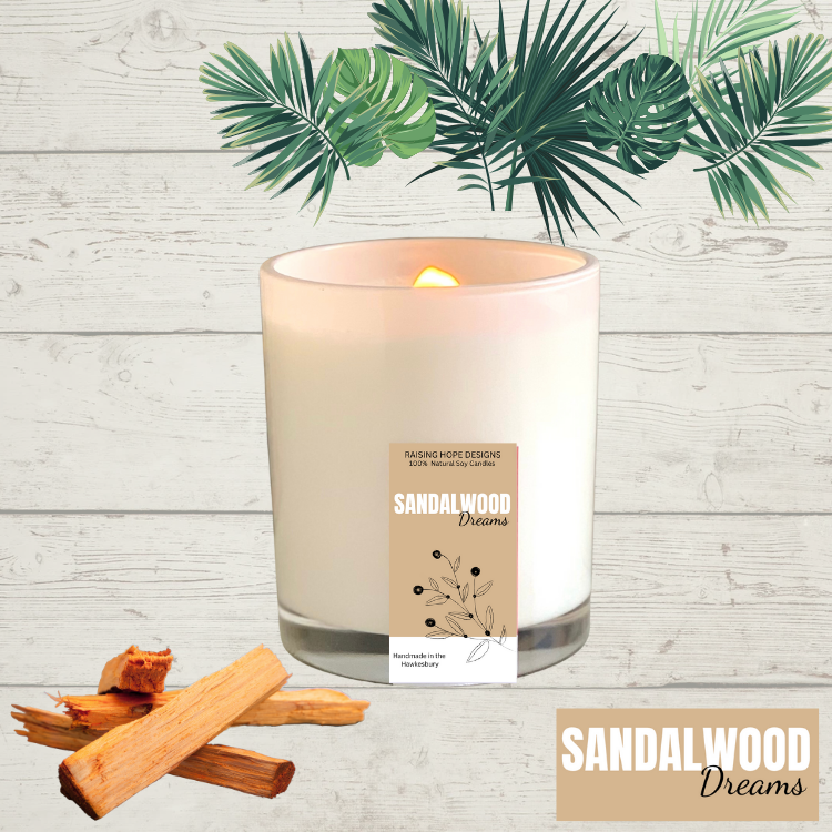 Sandalwood Soy Wax Candle