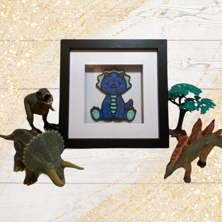 dinosaur picture frame