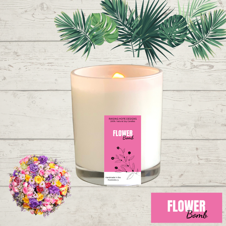 Flower Bomb Soy Wax Candle