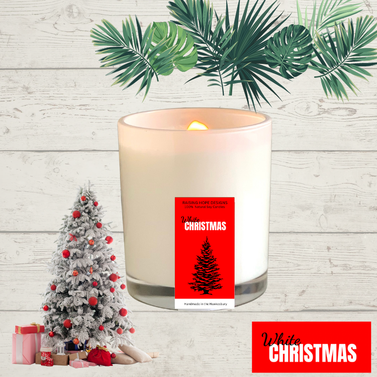 White Christmas Soy Wax Candle