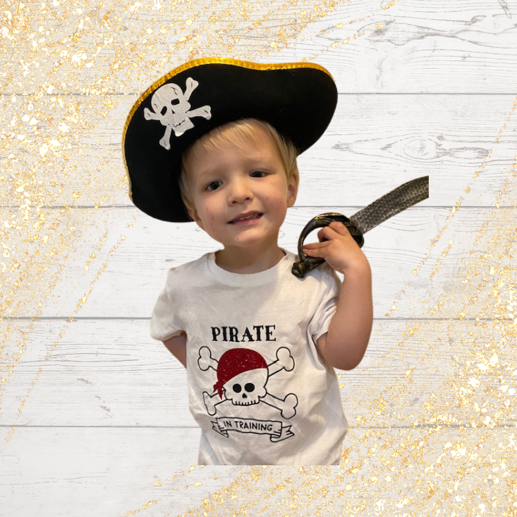 pirate in training t-shirt